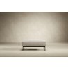 Innovation Living Malloy Ottoman Black Steel 579 - Kenya, Gravel