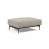 Innovation Living Malloy Ottoman Black Steel Angle View