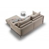 Innovation Living Malloy Sofa Bed - Kenya Gravel - Back Angled