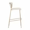 Sunpan Odesa Barstool - Dillon Cream - Side Angle - Sunpan Odesa Barstool - Dillon Cream - Side Angle