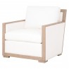 Essentials For Living Manhattan Wood Trim Sofa Chair - Angled