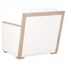 Essentials For Living Manhattan Wood Trim Sofa Chair - Back Side Angle