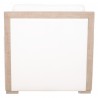 Essentials For Living Manhattan Wood Trim Sofa Chair - Back Angle