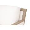 Essentials For Living Manhattan Wood Trim Sofa Chair - Seat Back Close-up