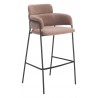 Marcel Barstool in Brown - Angled