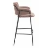 Marcel Barstool in Brown - Side  - Marcel Barstool in Brown - Side 