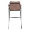 Marcel Barstool in Brown - Back - Marcel Barstool in Brown - Back