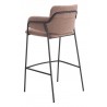 Marcel Barstool in Brown - Back Angled