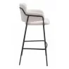 Marcel Barstool in Cream - Side - Marcel Barstool in Cream - Side