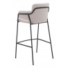 Marcel Barstool in Cream - Back Angled
