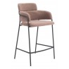 Marcel Counter Stool in Brown - Angled