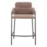 Marcel Counter Stool in Brown - Front - Marcel Counter Stool in Brown - Front