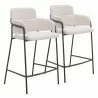 Marcel Counter Stool in Cream - Duo - Marcel Counter Stool in Cream - Duo