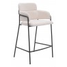 Marcel Counter Stool in Cream - Angled