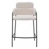 Marcel Counter Stool in Cream - Front - Marcel Counter Stool in Cream - Front