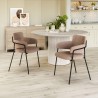 Marcel Dining Chair in Brown-Lifestyle 1