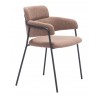 Marcel Dining Chair in Brown-front view 3