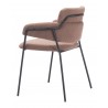 Marcel Dining Chair in Brown-back view 2