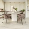 Marcel Dining Chair in Brown-Lifestyle 2 - Marcel Dining Chair in Brown-Lifestyle 2
