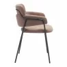 Marcel Dining Chair in Brown-side view 1 - Marcel Dining Chair in Brown-side view 1