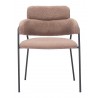 Marcel Dining Chair in Brown-front view 2
