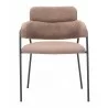 Marcel Dining Chair in Brown-front view 2 - Marcel Dining Chair in Brown-front view 2