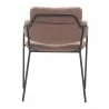 Marcel Dining Chair in Brown-back view 1 - Marcel Dining Chair in Brown-back view 1