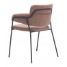 Marcel Dining Chair in Brown-side view 2