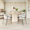 Marcel Dining Chair in Cream-Lifestyle 2