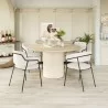 Marcel Dining Chair in Cream-Lifestyle 2 - Marcel Dining Chair in Cream-Lifestyle 2