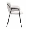 Marcel Dining Chair in Cream-side view 1 - Marcel Dining Chair in Cream-side view 1