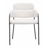 Marcel Dining Chair in Cream-front view 1 - Marcel Dining Chair in Cream-front view 1