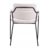 Marcel Dining Chair in Cream-back view 1