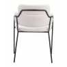 Marcel Dining Chair in Cream-back view 1 - Marcel Dining Chair in Cream-back view 1