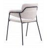 Marcel Dining Chair in Cream-back view 2