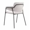 Marcel Dining Chair in Cream-back view 2 - Marcel Dining Chair in Cream-back view 2
