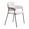 Marcel Dining Chair in Cream-side view 2