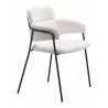 Marcel Dining Chair in Cream-side view 2 - Marcel Dining Chair in Cream-side view 2