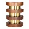 Marigot Side Table in Walnut- front view 1 - Marigot Side Table in Walnut- front view 1