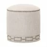 Marlow Ottoman - Bisque - Side - Marlow Ottoman - Bisque - Side