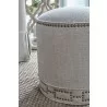 Marlow Ottoman - Bisque - Side Cloase-up - Marlow Ottoman - Bisque - Side Cloase-up