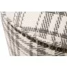 Essentials For Living Marlow Ottoman in Performance Tartan Charcoal - Seat Top Angled - Essentials For Living Marlow Ottoman in Performance Tartan Charcoal - Seat Top Angled