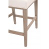 Essentials For Living Martin Counter Stool - LiveSmart Peyton Pearl Natural Slate - Seat Edge