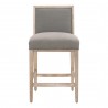 Essentials For Living Martin Counter Stool - LiveSmart Peyton Pearl Natural Slate - Front Angle