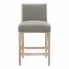 Essentials For Living Martin Counter Stool - LiveSmart Peyton Pearl Natural Slate - Front Angle - Essentials For Living Martin Counter Stool - LiveSmart Peyton Pearl Natural Slate - Front Angle
