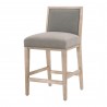 Essentials For Living Martin Counter Stool - LiveSmart Peyton Pearl Natural Slate - Front Side Angle