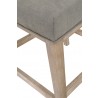 Essentials For Living Martin Counter Stool - LiveSmart Peyton Pearl Natural Slate - Seat Edge
