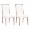Essentials For Living Martin Dining Chair in LiveSmart Peyton Pearl - Set of 2