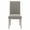 Essentials For Living Martin Dining Chair in LiveSmart Peyton Slate - Front - Essentials For Living Martin Dining Chair in LiveSmart Peyton Slate - Front