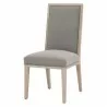Essentials For Living Martin Dining Chair in LiveSmart Peyton Slate - Angled - Essentials For Living Martin Dining Chair in LiveSmart Peyton Slate - Angled